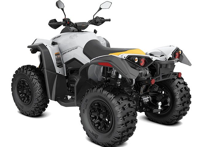 All-Terrain Vehicle (ATV) for fritid og utendørs aktiviteter, robust og kraftig design for komfortabel kjøring på ulike underlag. Perfekt for eventyr, jakt, og rekreasjon.