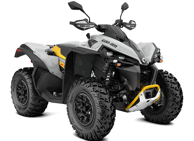 ATV firehjulstraktor med robust design og terrengdekk for optimal ytelse outdoor fritidskjøring.