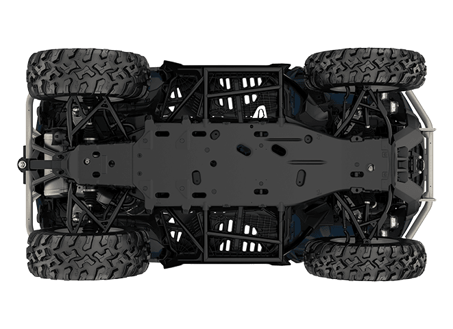 ATV chassis under.