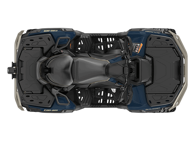 ATV med solid design og kraftig motor for fritidskjøring og terrengkjøring.