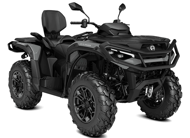 ATV for fritid og utendørs aktiviteter, kraftig og robust firehjuling med høy bakkeklaring og terrengdekk.