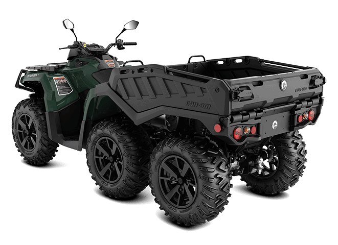 ATV med stor lasteflate for fritid og terrengkjøring.