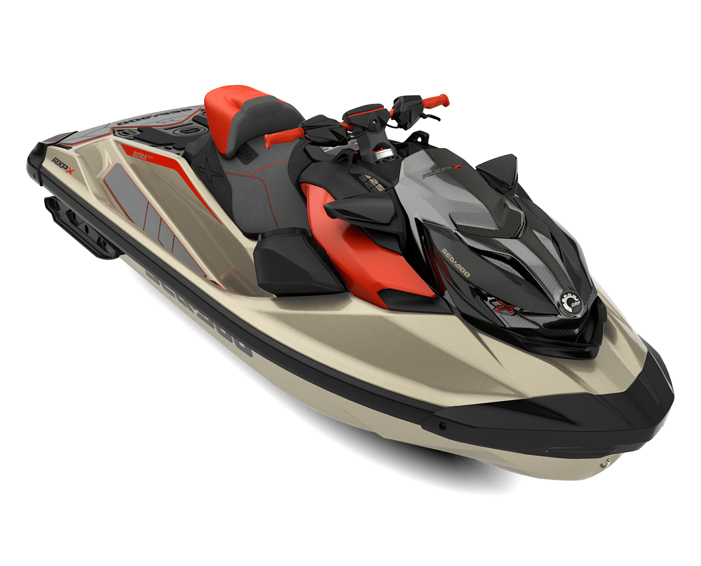 Nærbilde av avansert personlig vannside med sitteplass og børster for vannsportaktivitet. Perfekt for fritidsbruk, moro og vannlek på sjøen eller innsjøen. Utstyrt med moderne design og sikkerhetsfunksjoner.